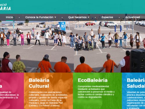 La Fundació Baleària reforça la difusió de les seves activitats amb la creació del seu web