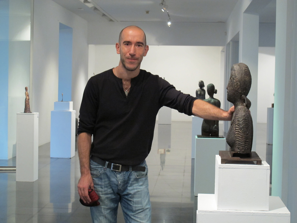 El mallorquín Antoni Miquel Morro expone sus esculturas en Es Polvorí de la Fundació Baleària