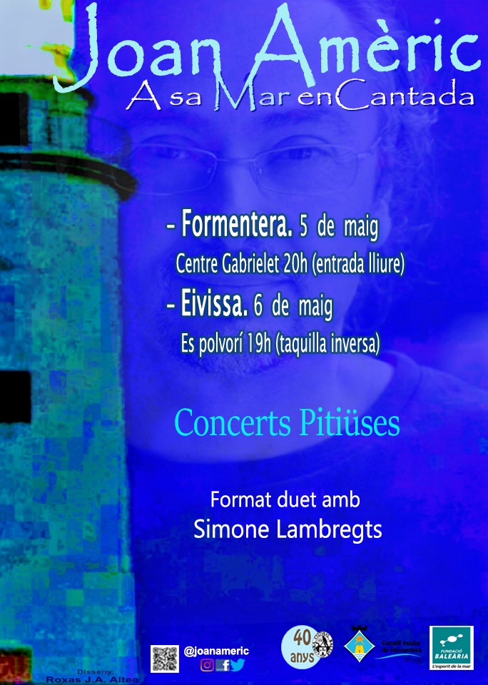 El cantautor Joan Amèric actúa en las Pitiusas este fin de semana de la mano de la Fundació Baleària