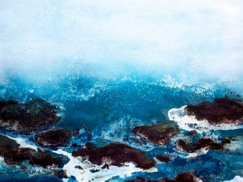 La Fundació Baleària presenta en Es Polvorí las abstracciones marinas de Lourdes Crespí
