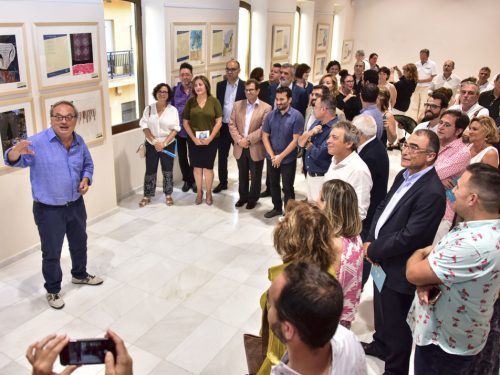 La Fundació Baleària  inaugura en El Verger la exposición ‘40 anys, quaranta poetes, XL artistes’