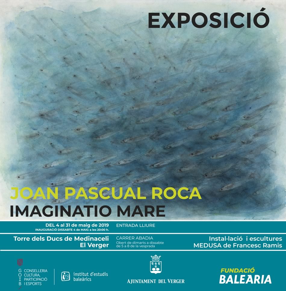 La Fundació Baleària lleva los fondos marinos del artista Joan Pascual a la Torre dels Ducs de El Verger