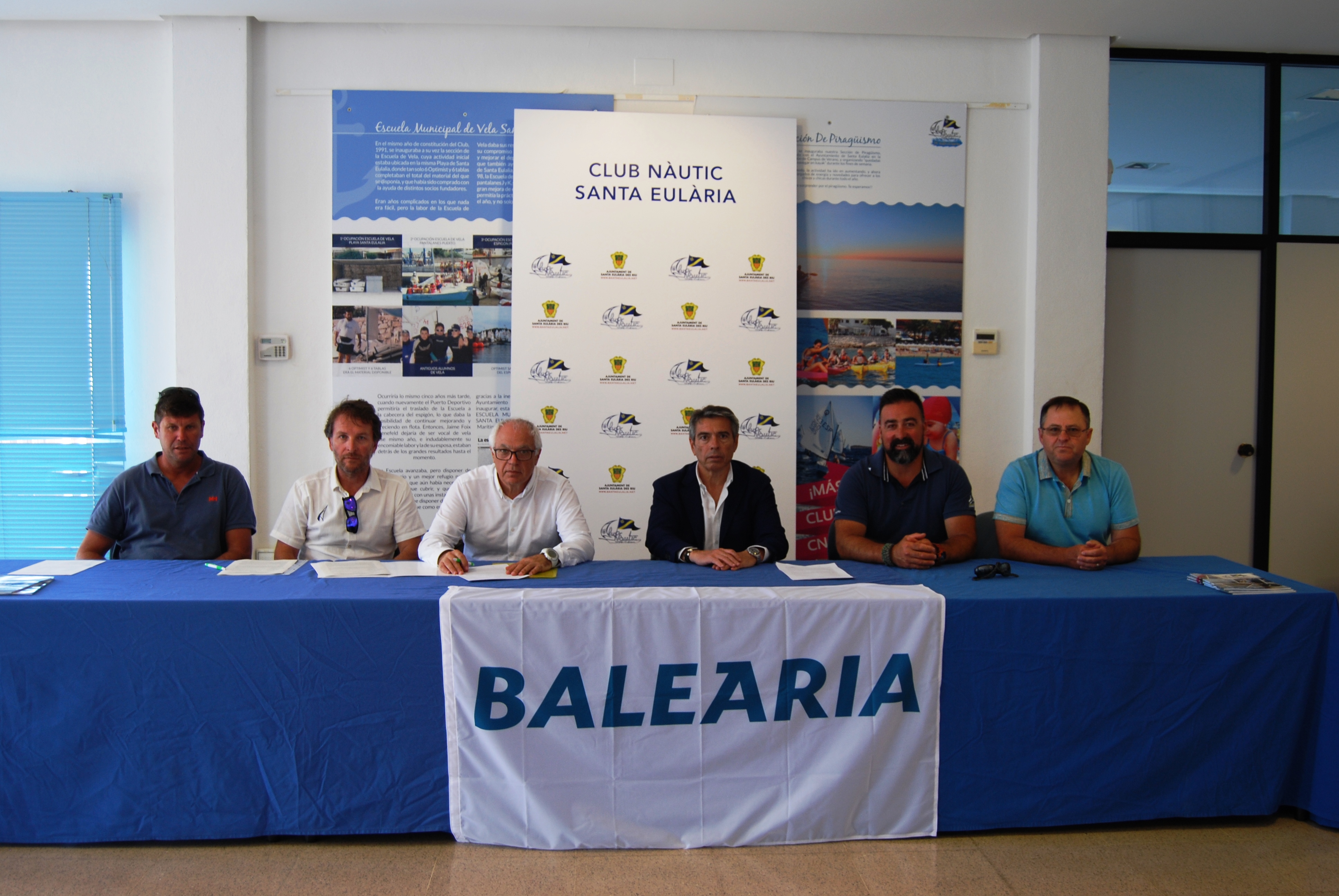 La Fundació Baleària renueva el convenio con los clubes náuticos de Ibiza, con quienes trabajará para reducir el uso de plásticos