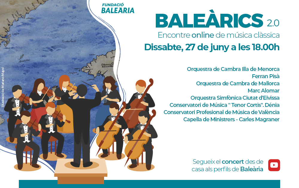 La Fundació Baleària organiza el sábado un encuentro ‘online’ de música clásica