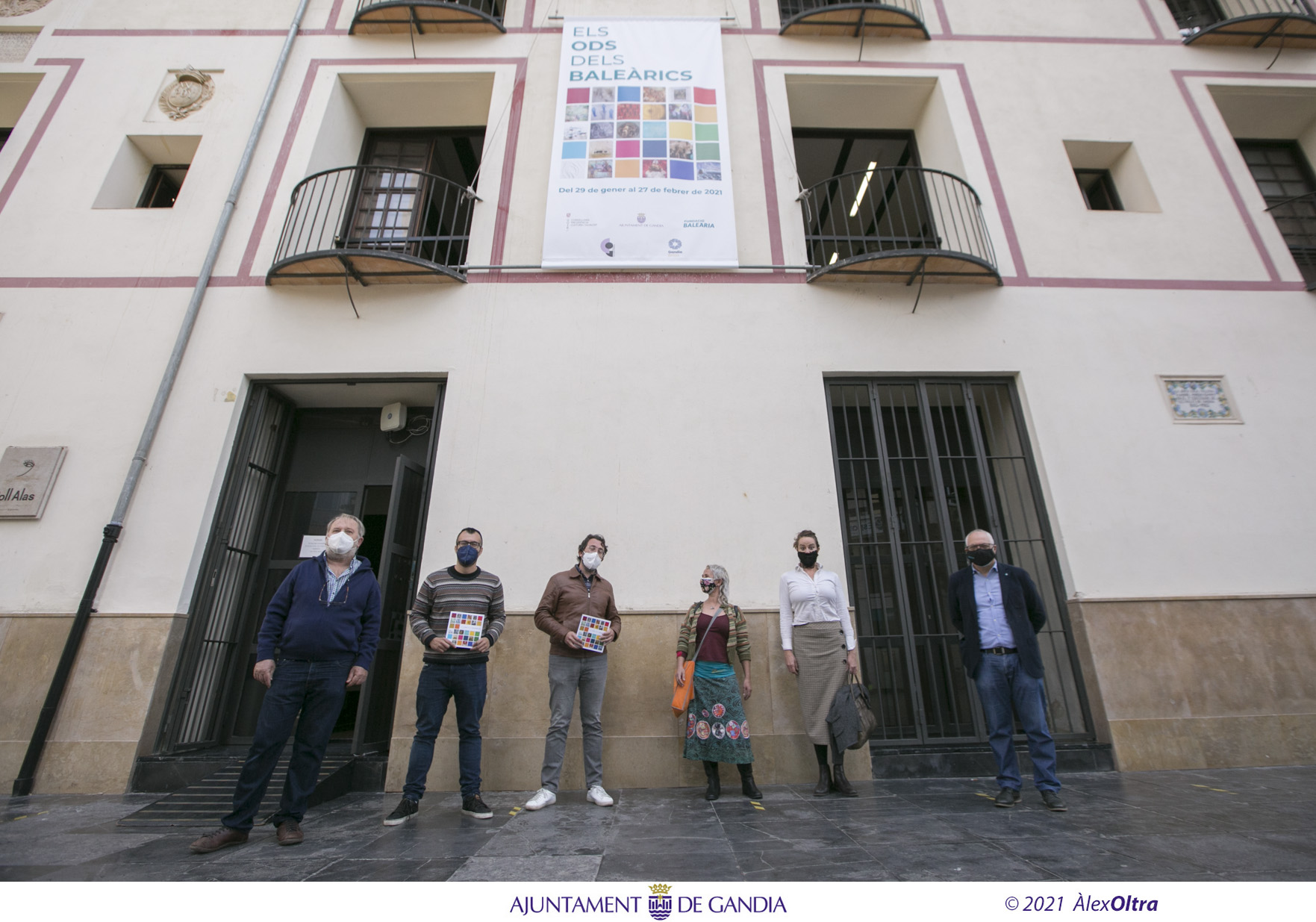 La Sala Coll Alas de Gandia inaugura la exposición de arte sostenible ‘Los ODS los Baleàrics’ promovida por la Fundación Baleària