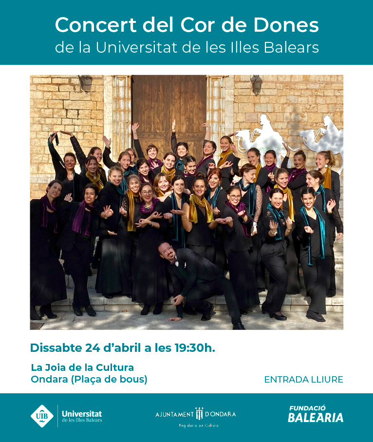 La Fundació Baleària lleva las voces del Cor de Dones de la Universitat de les Illes Balears a Ondara