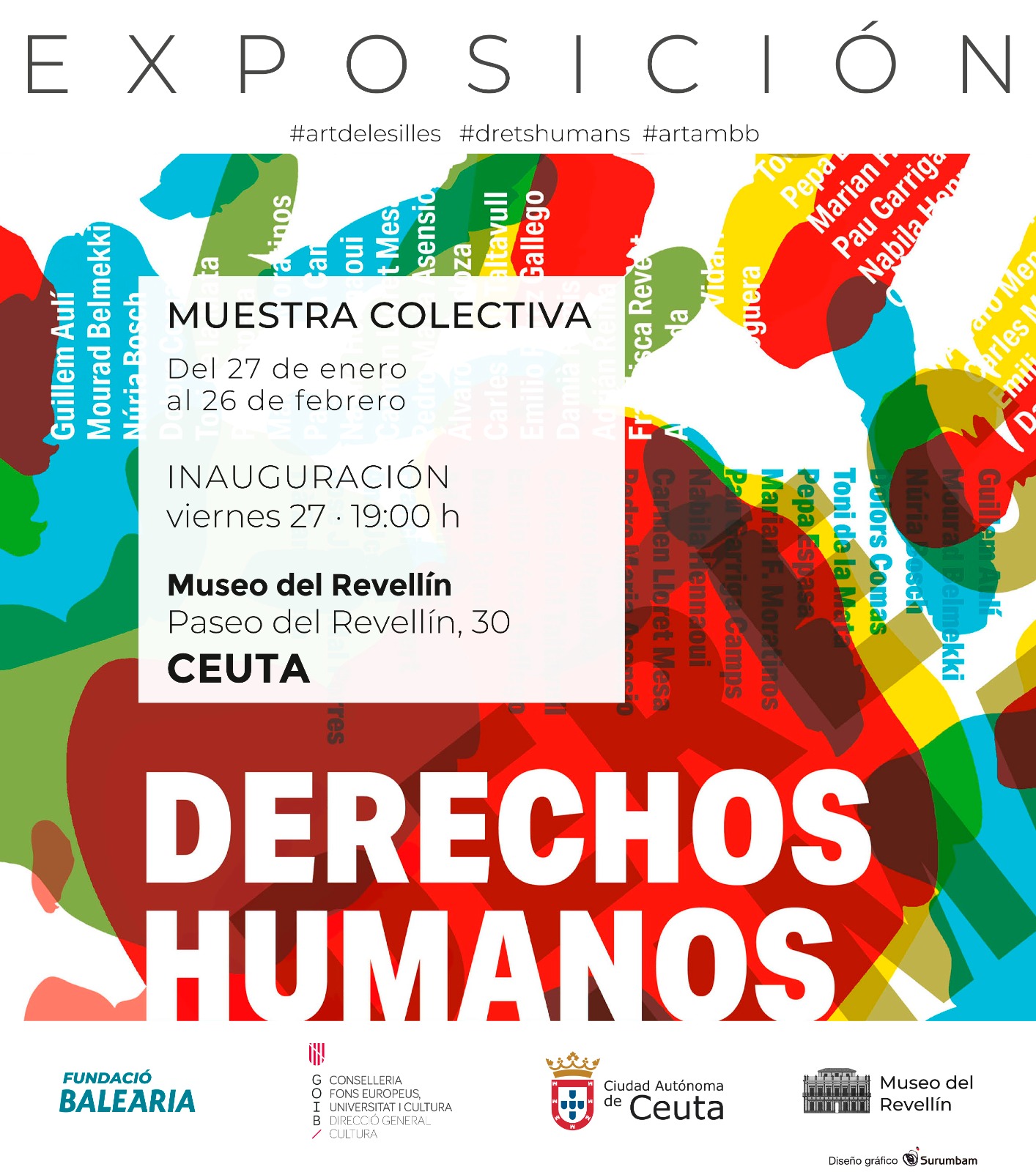 La Fundación Baleària inaugura la exposición ‘Derechos Humanos’ en el Museo del Revellín de Ceuta