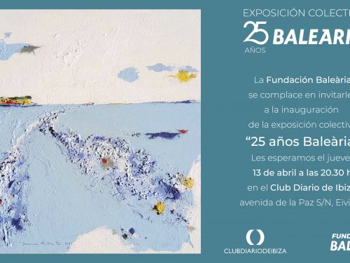 La Fundación Baleària inaugura una exposición colectiva de artistas mediterráneos para conmemorar  el 25º aniversario de la naviera