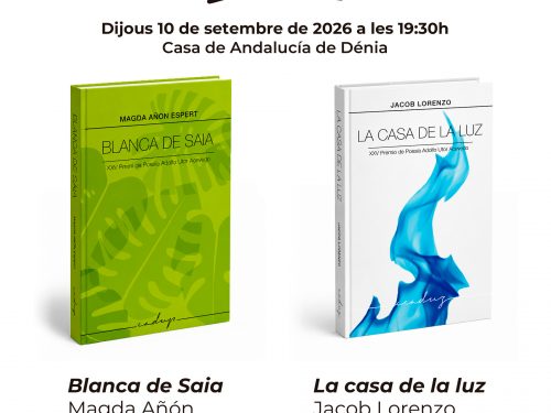 Presentació dels llibres guanyadors dels Premis de Poesia Adolfo Utor Acevedo 2025